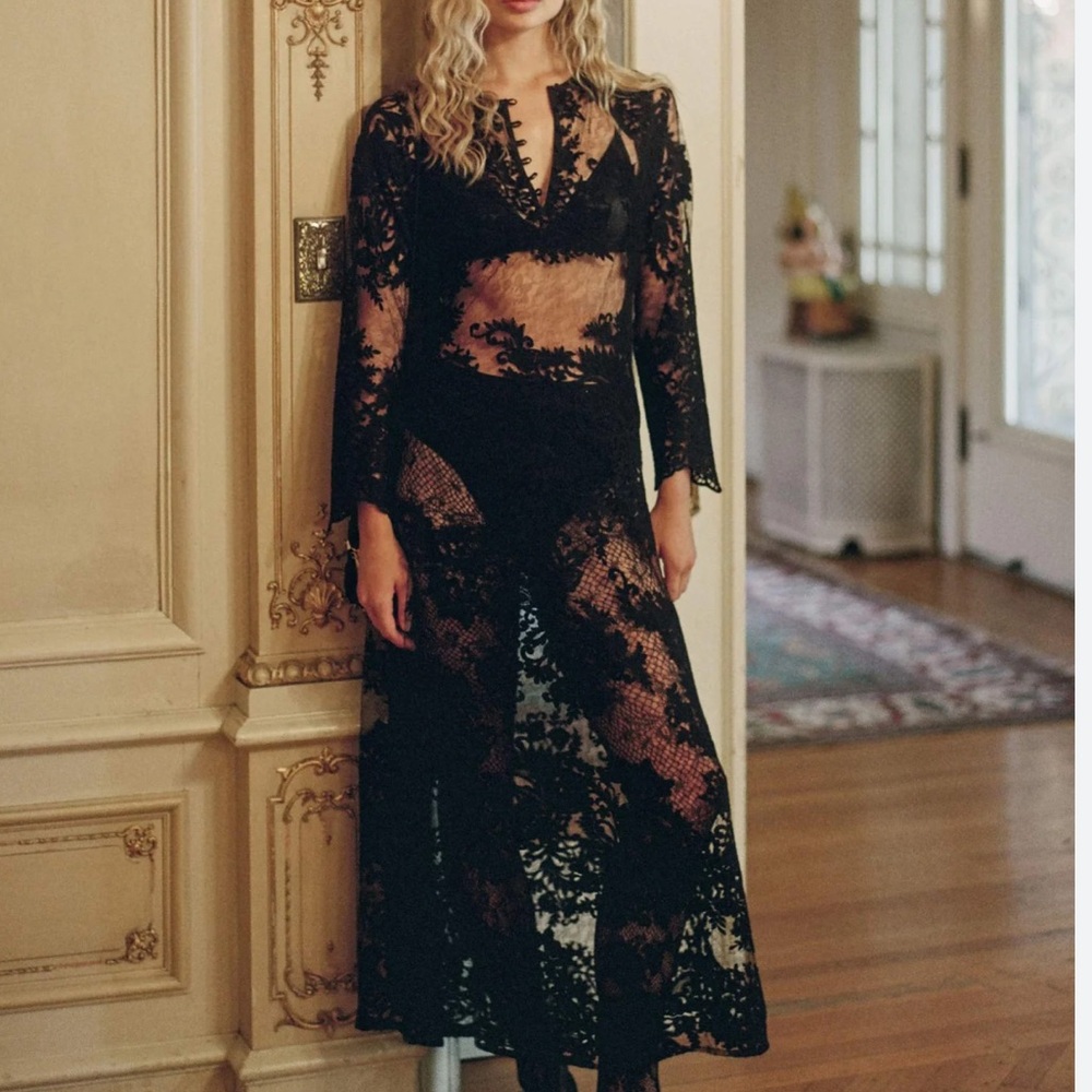 ISO: Christy Dawn Anais Dress Noir Lace Size Small